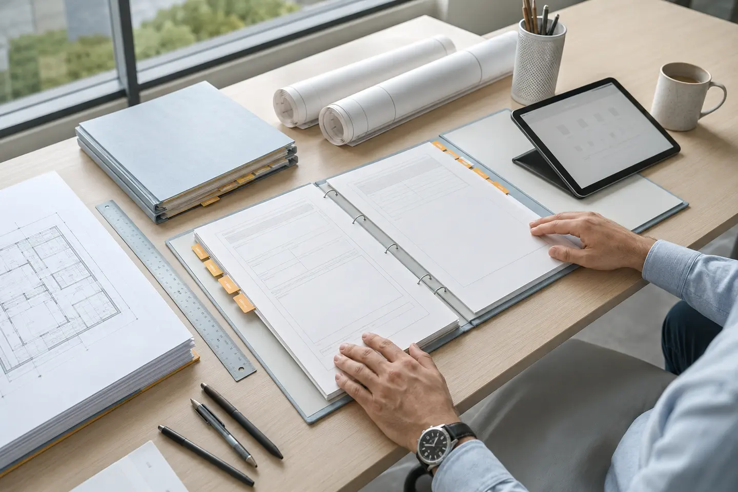 Construction drawings, registers and as-built records